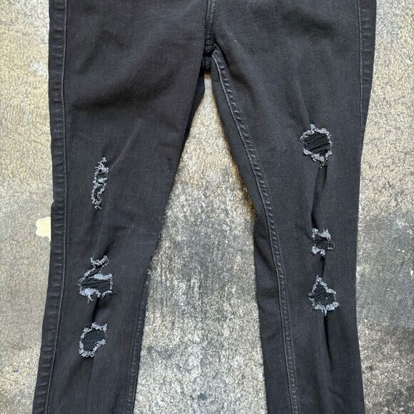 Hollister Black Curvy Ultra High Rise Super Skinny Classic Stretch Jeans Sz 1R - Picture 2 of 13